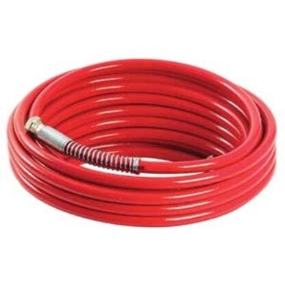 Wagner 270192 High-Pressure Hose, 1/4 in ID, 25 ft L, FNPS, Red