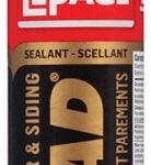 LePage QUAD 2398133 Window, Door and Siding Sealant, White, 295 mL Cartridge Sells in Quantity of 12