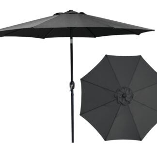 Seasonal Trends 62104 Crank Umbrella, 92.9 in H, 107.9 in W Canopy, 107.9 in L Canopy, Round Canopy, Steel Frame