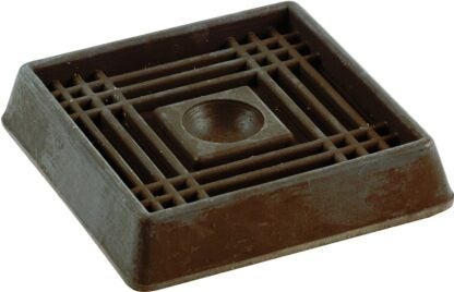 Shepherd Hardware 9078 Caster Cup, Rubber, Brown