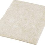 Shepherd Hardware 9950 Protective Blanket, Felt Cloth, Beige, 6 in L, 4-1/4 in W, 3/16 in Thick, Rectangular