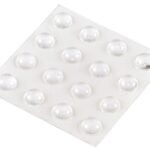 Shepherd Hardware 9964 Furniture Pad, Vinyl, Clear, 3/8 in Dia, 1/4 in Thick, Round