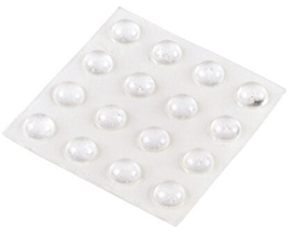 Shepherd Hardware 9964 Furniture Pad, Vinyl, Clear, 3/8 in Dia, 1/4 in Thick, Round