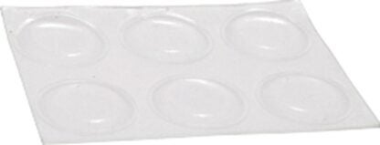 Shepherd Hardware 9965 Surface Guard Bumper Pad, 3/4 in, Round, Vinyl, Clear Sells in Quantity of 12