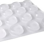 Shepherd Hardware 9967 Surface Guard Bumper Pad, 1/2 in, Round, Vinyl, Clear