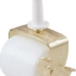 Shepherd Hardware 9536 Bed Roller, 2-1/8 in Dia Wheel, 125 lb Load, White