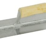 Marshalltown 999S Finishing Trowel, 16 in L Blade, 4 in W Blade, Steel Blade, Comfort Grip, Curved Handle, Wood Handle