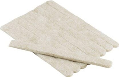 Shepherd Hardware 9954 Protective Strip, Felt Cloth, Beige, 6 in L, 1/2 in W, Rectangular