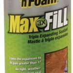 Touch 'n Foam Max Fill 7565011125 Triple Expanding Sealant, Amber, 20 oz Aerosol Can