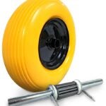 Erie E-9000268 Wheel Kit, 16 in Dia Tire, 4 in W Tire, Polyurethane Foam Tire, 1.35 in Dia Hub, 2-3/4 in L Hub