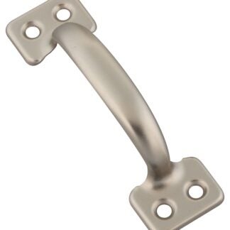 National Hardware N325-563 Sash Lift, 4 in L Handle, Steel, Satin Nickel