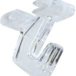 National Hardware V2670P Series N275-156 Ceiling Hook, Plastic, Clear