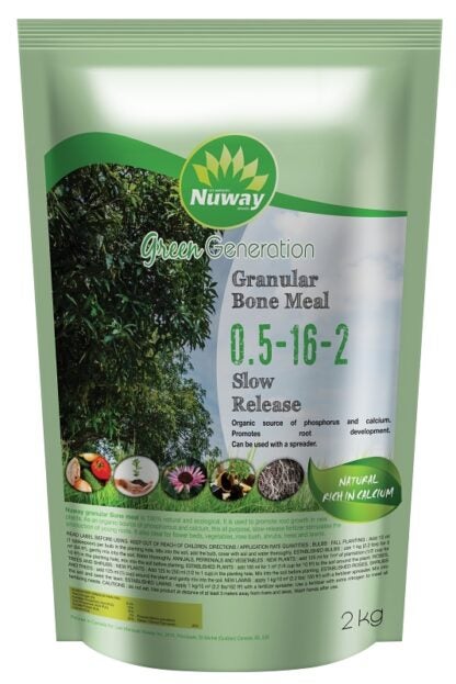 Nuway N0.5-16-2X2 Fertilizer, 2 kg, Granular, 0.5-16-2 N-P-K Ratio