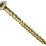 GRK Fasteners R4 02187 Screw, #12 Thread, 9.842 in L, CEE Thread, Round Head, Star Drive, Zip-Tip Point, Steel, 12 PK