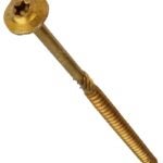 GRK Fasteners RSS 12151 Structural Screw, 1/4 in Thread, 1-1/2 in L, Washer Head, Star Drive, Steel