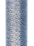 Jackson Wire 12 01 27 16 Poultry Netting, 50 ft L, 60 in W, 20 ga Gauge, Hexagonal Mesh, 1 in Mesh, Galvanized