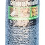 Jackson Wire 12 01 68 16 Poultry Netting, 150 ft L, 24 in W, 20 ga Gauge, Hexagonal Mesh, 1 in Mesh, Galvanized