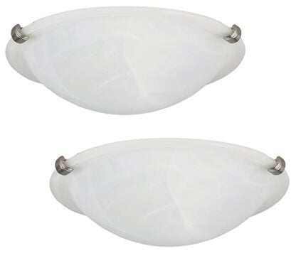 Canarm IFM161251T Ceiling Light Fixture, 110 V, 2-Lamp, Brushed Pewter Fixture