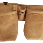 Kuny's Tool Works Series AP-710 Carpenter's Apron, Leather, Tan, 2-Pocket