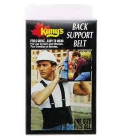 Kuny's Tool Works EL892 Back Support Belt, Fits to Waist Size: 28 to 44 in, Elastic