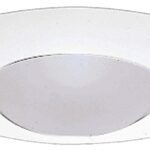 Halo 300P Recessed Light Trim, Metal Body, White