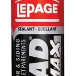 LePage 2445636 Siding and Window Sealant, Various, 24 to 72 hr Curing, 0 to 140 deg F, 280 mL Tube