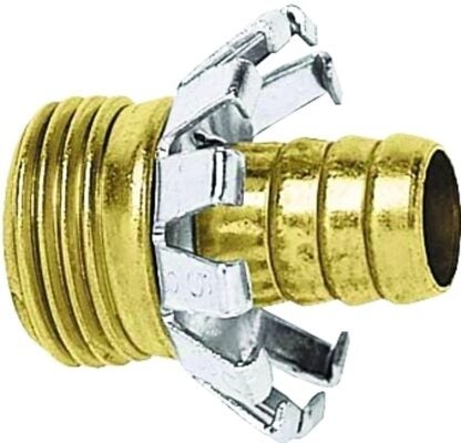 Gilmour 858014-1001 Hose Coupling, 5/8 in, Male, Brass