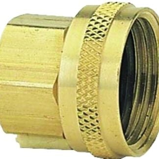 Gilmour 805574-1001 Hose Adapter, 1/2 x 3/4 in, FNPT x FNH, Brass, For: Garden Hose