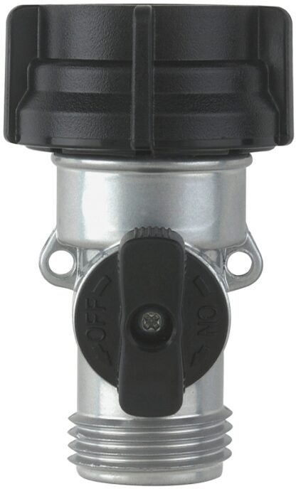 Gilmour 05V Shut-Off Valve, Zinc Body, Chrome