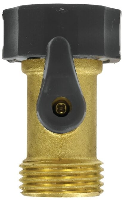 Gilmour 803004-1001 Shut-Off Valve, 1 -Port/Way, Brass Body