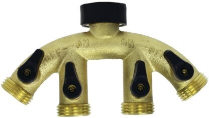 Gilmour 800444-1001 Shut-Off Valve, Brass Body