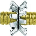 Gilmour 805854-1001 Heavy-Duty Clinch Hose Mender, 5/8 in, Brass