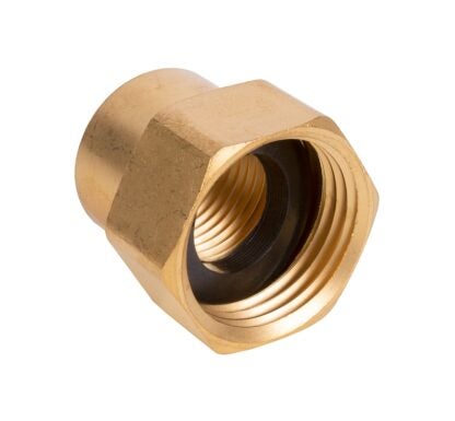 Gilmour 800574-1001 Hose Connector, 5/8 x 3/4 in, FNPT x FNH, Brass