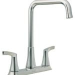 Moen Danika Series 87633 Kitchen Faucet, 1.5 gpm, 3-Faucet Hole, Metal, Chrome Plated, Deck Mounting, Lever Handle