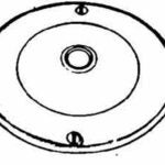 Leviton 37150/702 Pendant Cover, 4 in Dia, Round, White