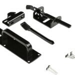 National Hardware V1394 N109-050 Gate Thumb Latch, Black