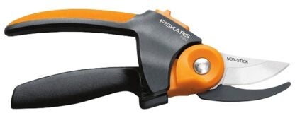 Fiskars PowerGear2 392791-5001 Hand Pruner, 3/4 in Cutting Capacity, Steel Blade, Bypass Blade, Composite Handle