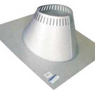 Selkirk SuperVent Series JSC7AAF-3 Adjustable Roof Flashing, 24 in OAL, 24 in OAW, 7 in Pipe, Galvalume Steel