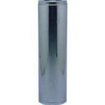 Selkirk SuperVent 2100 JM8S18 Chimney Pipe, 12 in OD, 18 in L, Stainless Steel