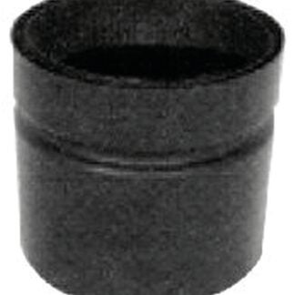 SELKIRK DSP7CA Chimney Adaptor, 7 in Dia, 7 in L, 7-1/2 in Connection, Stainless Steel, Black