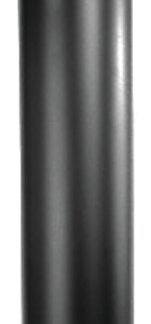 SELKIRK DSP7TL Stove Pipe, 7 in ID x 7-1/2 in OD Dia, 38 to 68 in L, Aluminized Steel/Stainless Steel, Black