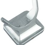 Boston Harbor PBC8503-3L Double Robe Hook, 2-Hook, Zinc, Chrome, Wall Mounting