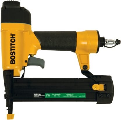 Bostitch SB-2IN1 Nailer/Stapler Combo Kit, 100 Magazine, Glue Collation, 5/8 to 1-5/8 in Fastener