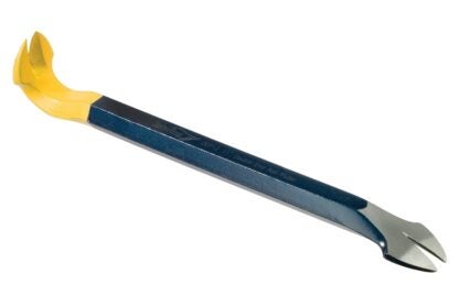 Estwing DEP12 Nail Puller, 11 in L, Slotted Tip, Steel, Blue/Yellow