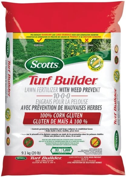 Scotts 30460 Lawn Fertilizer, 9.1 kg, 10-0-0 N-P-K Ratio