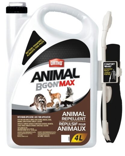 Ortho Animal B Gon MAX 213104 Animal Repellent with Wand, Ready-To-Use, Repels: Cat, Groundhog, Raccoon, Skunk