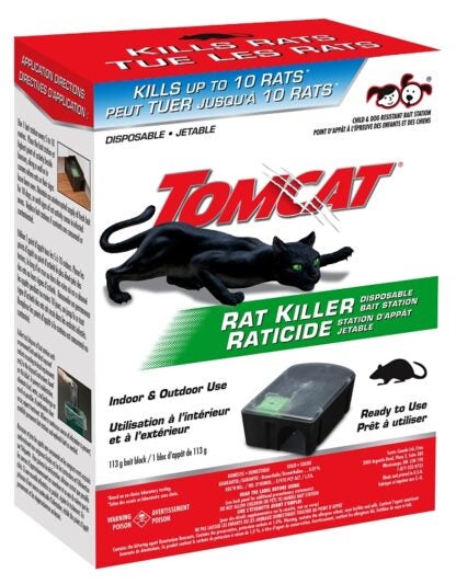 Tomcat 0364010 Rat Killer Disposable Bait Station