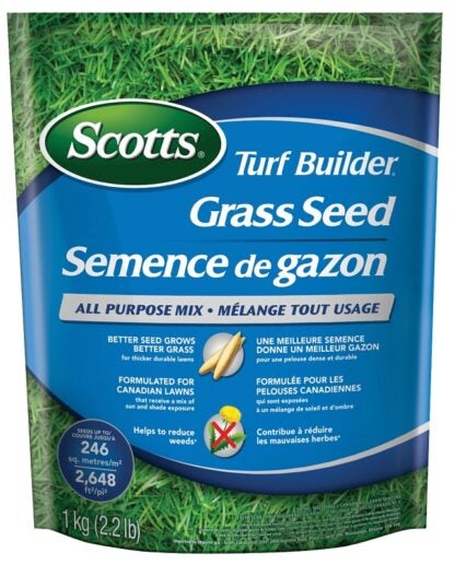 Scotts 20243 Grass Seed, All-Purpose, 1 kg Pack