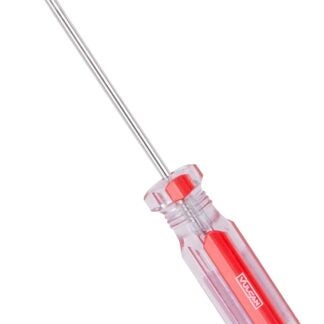 Vulcan TB-SD01 Screwdriver, 1/8 in Drive, Slotted Drive, 5-1/2 in OAL, 3 in L Shank, Plastic Handle