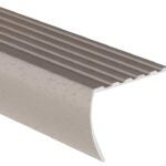 Shur-Trim FA2184HTI03 Stair Nose Moulding, 3 ft L, 1-1/8 in W, Aluminum, Hammered Titanium